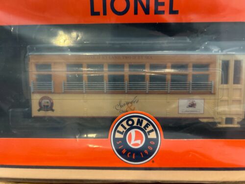 🚂Lionel 6-58589 LCCA Banquet Trolley (cream body, orange windows) MIB - Picture 2 of 5