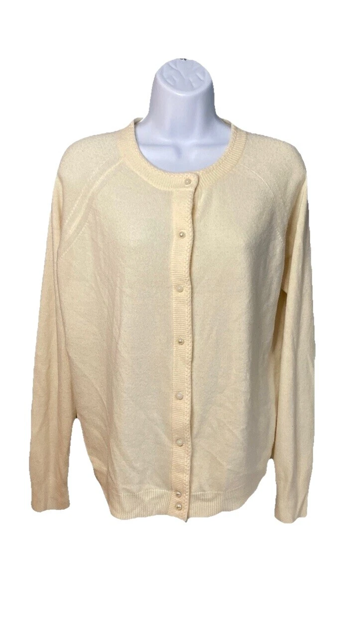 White Stag Acrylic Cardigan Regular Sweaters for Women