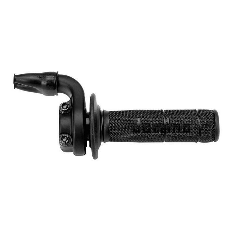 Poignée de gaz moto KRE 2790 4T en alu noir pour un tirage précis