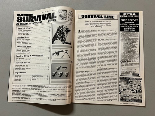 American Survival Guide Magazine July 1988 Vol. 10 No. 7 SAR-48 HBAR Rappelling - 第 2/3 張圖片