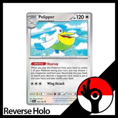 Pokemon TCG: Paldea Evolved - Reverse Holo - 159/193 - Pelipper