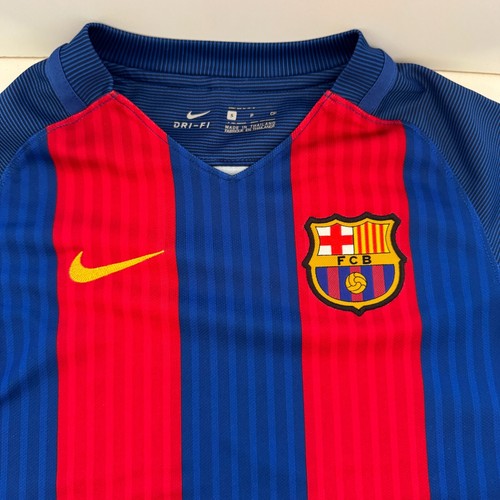 FC Barcelona FCB La Liga Nike 2016 Jersey Shirt Football Youth S - Picture 4 of 8