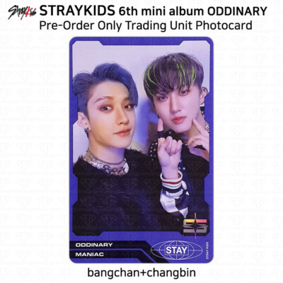 Stray Kids 6th Mini Album Oddinary Trading Unit Photocard Preorder