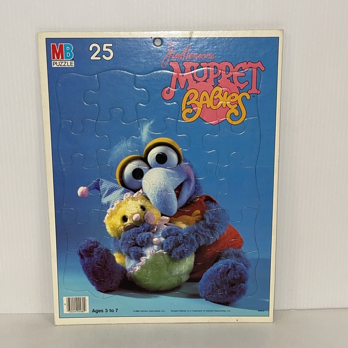 1984 Vintage Jim Henson's Muppet Babies 25 Piece Puzzle Gonzo Ages