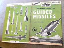 Lenkraketen Minibuch I alt Luftfahrt 2. Weltkrieg Tarif I kalt RAF Russland 50er