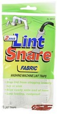 Lot of 12 Lint Snare Fabric Washing Machine Traps with Ties Clamps 6 Packs...