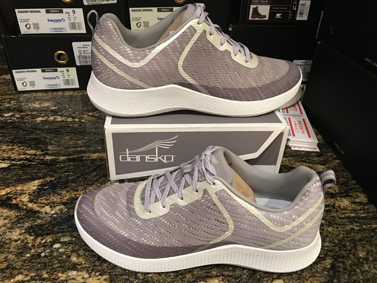 NEW Womens Dansko Sky Mesh Lilac Sneakers Shoes, size 10 (EU 40)