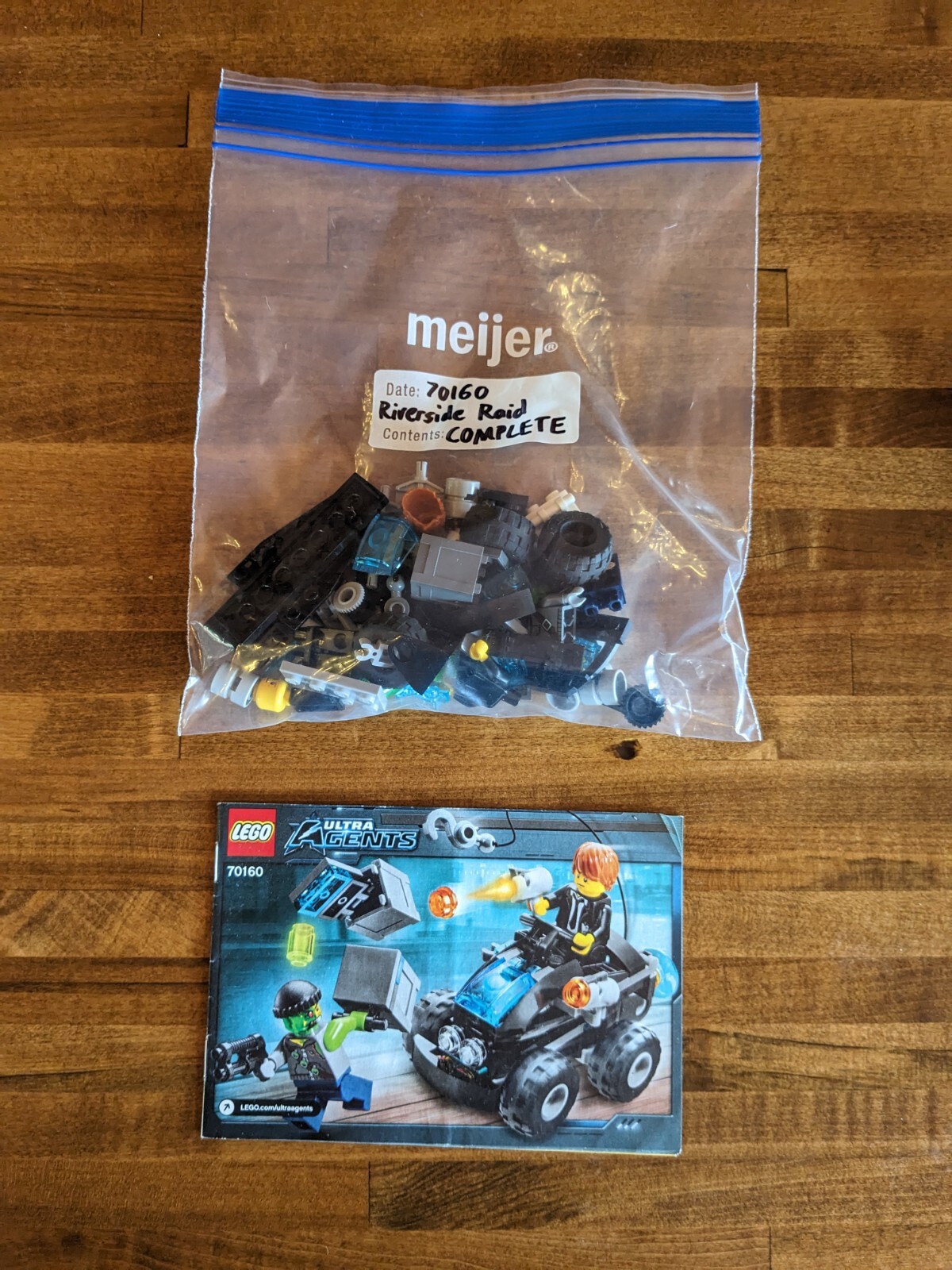 LEGO Ultra Agents Riverside Raid 70160 100% COMPLETE w/ Manual ...