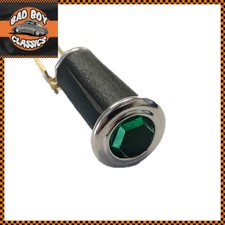 Classic, Kit Car Lucas Style Jewel Hexagonal Warning Light GREEN x1