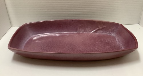 VINTAGE SELTENE FRANKOMA KERAMIK ROTE KNOSPE SERVIERPLATTE 5Q - Bild 2 von 8