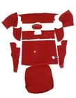 MGB Roadster 1962 -1980 Trunk (Boot) 11 Piece Carpet Set - RED  **Trunk Kit**
