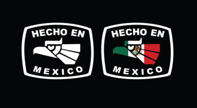 Hecho en Mexico letters Decal Car Window Laptop Vinyl Sticker Mexico MX Mex