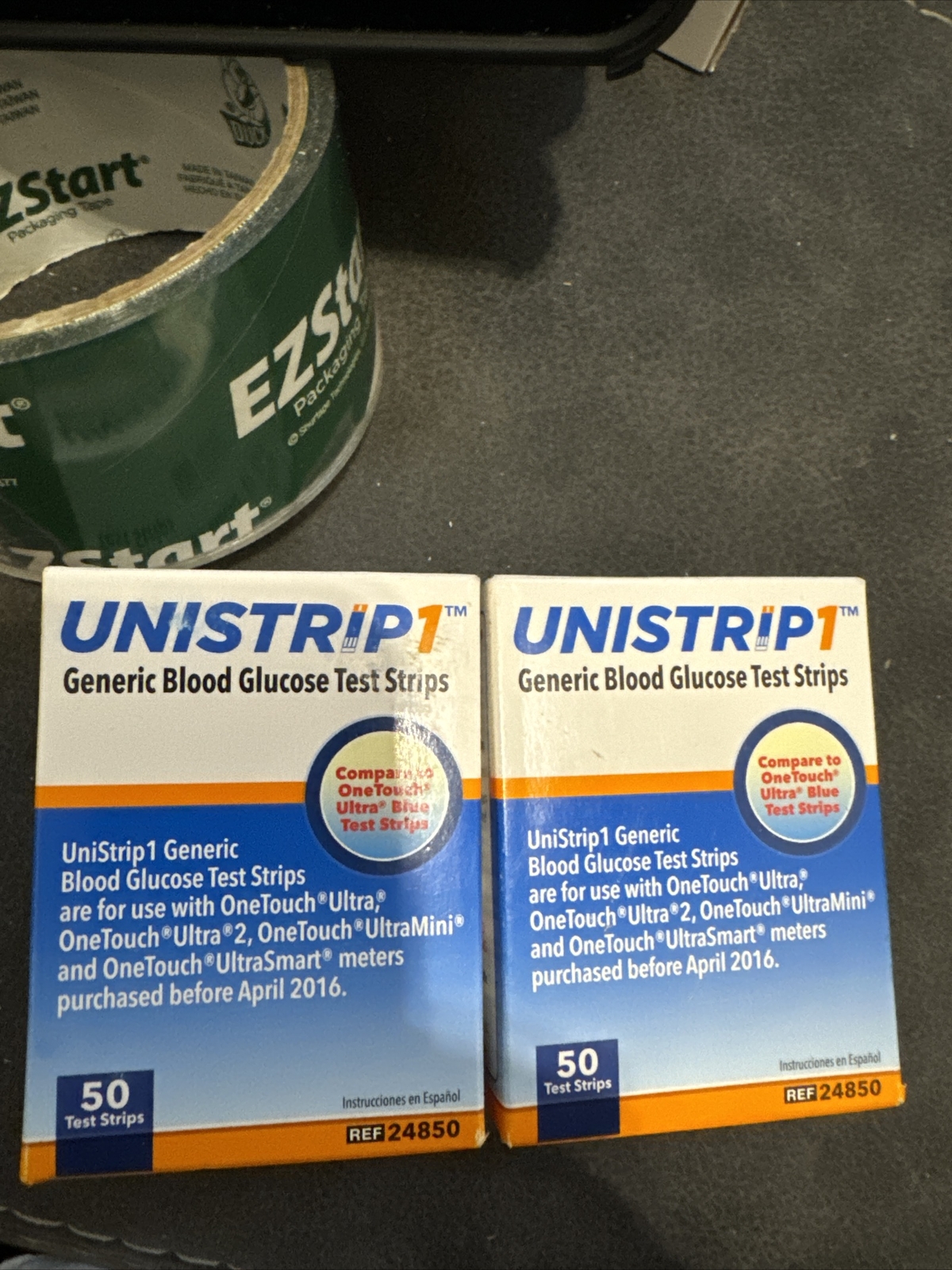 UniStrip Glucose Test Strips 100 ct Generic One Touch Ultra Strips EXP 05/2025 eBay