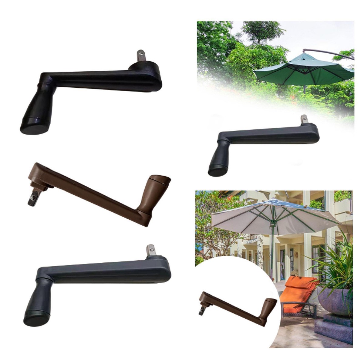 crank handle 3 4 inch patio umbrella Outdoor Patio Umbrella Crank Handle Assembly Universal Garden Umbrella  Parts