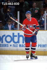 Stephan Lebeau 1990-1991 - Montreal Canadiens - choose a full color 35mm slide B