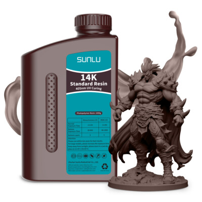 SUNLU 14K Standard High Precision Resin Premium Ultra Detail Harz Walnut 1KG