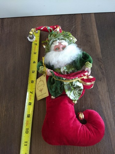 Mark Roberts Fairy Stocking Christmas Candle Santa - Picture 6 of 9