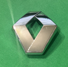 Renault Vintage Metal Car Badge Emblem 93x78mm 7700821625