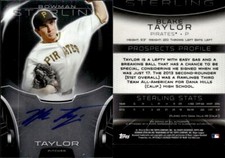 2013 Bowman Sterling Prospect AUTO #BT Blake Taylor Auto - NM-MT