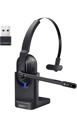 EKSA Telecom Ai-Powered ENC Wireless Headset H6
