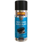 Hycote Gloss Black Engine Enamel Aerosol Spray Paint Fast Dry Protective 400mL
