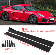 2.2m/86.6" Sideskirts Seitenschweller Schweller für Porsche Cayman Mk2 981C