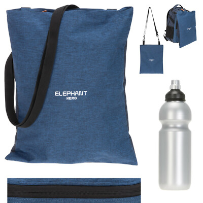Turnbeutel Elephant Signature Attach Bag Sportbeutel Sport 12726 Two Tone Blau+f