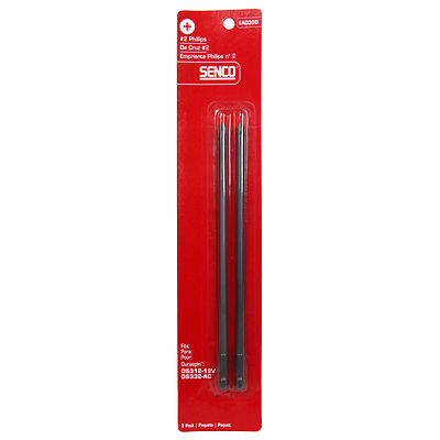 Senco EA0300 DuraSpin #2 Phillips 2 Bit Pack New for DS312-18V DS332-AC