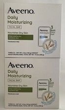 6 Aveeno Daily Moisture Facial Bar 3-pk x 2 3.5 oz. ea.