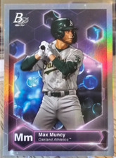 2022 Bowman Platinum Precious Elements Max Muncy #PE-30 Oakland Athletics