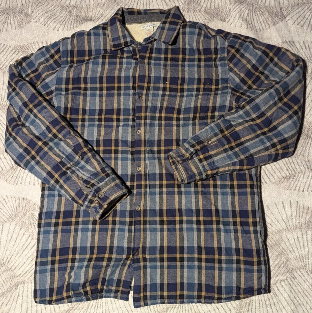 VETEMENTS Giacca LT Carbon 2 Cobalt Sherpa Fleece Bottoni Foderata Vestibilità Regolare 133513T