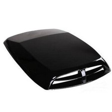Air Flow Intake Turbo Bonnet Hood Scoop Vent Cover Black Auto Car Decorative