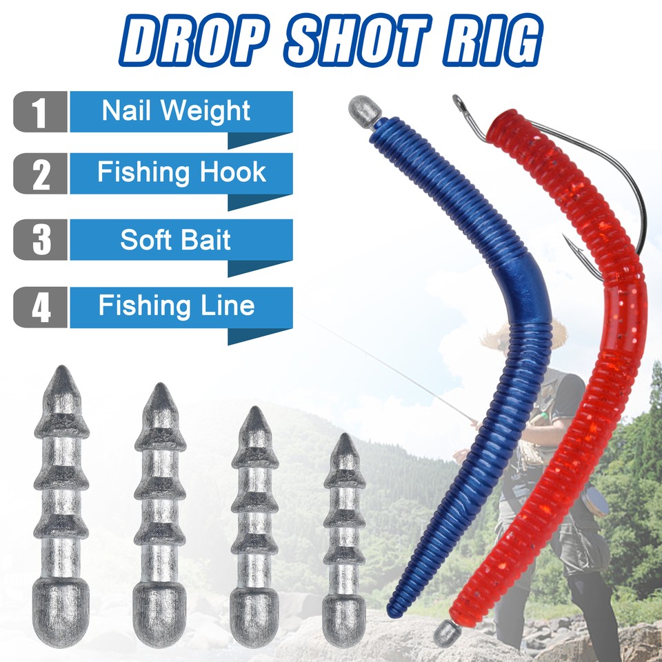 Bass Fishing Kit Bass Fishing Sinkers, 70PCS Insert Sinkers For