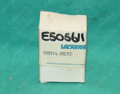Vickers 002714 Valve CC F90 E50611 Eaton Sperry Schellenberg NEW