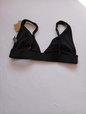 SKIMS Women's Triangle Bralette Color Onyx Style SW-PLG-0742 Size M G56