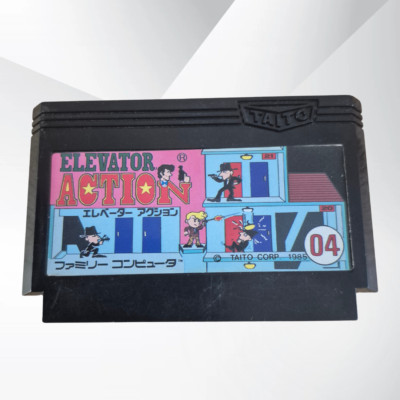 Elevator Action - Nintendo Famicom Cart (NTSC-J)
