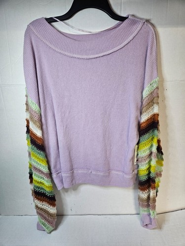 free people Mist Lilac Women's sweater small $29