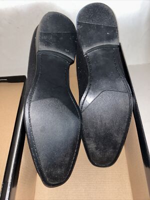 Couture 1901 Mens Size 11 Dress Shoes Black Slip On Glitter  display picture 2
