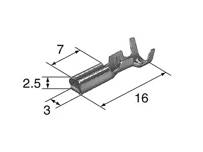 Sumitomo MT090-WP-F 15000106 (2.3mm) Female Contact 0.3-1.25mm² 5000 Pcs Reel - Image 2 of 4