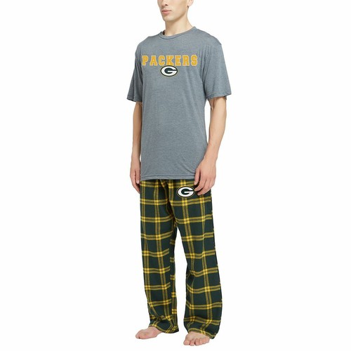 Green Bay Packers NFL Men's Pajama Sleep Lounge Shirt/Pants Set eBay