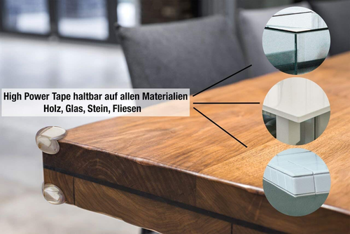 Premium Eckenschutz Und Kantenschutz Von Palema® Transparent Für Tisch- Und Möbe - Bild 6 von 12
