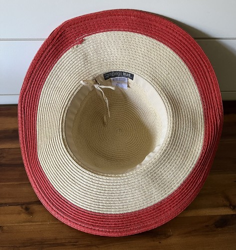San Diego Hat company Wide Floppy Hat Cherries Kids Size Large - Picture 5 of 7