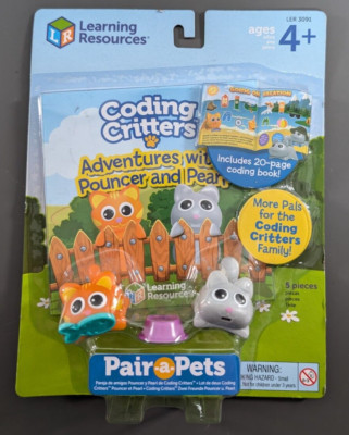 Learning Resources Coding Critters Pair-a-Pets Pouncer und Pearl Malbuch