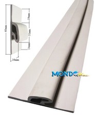 12 mt BOTTACCIO PARABORDO PER GOMMONE 62x3,5x16mm GOMMA GRIGIO CHIARO (BOTTAZZO)