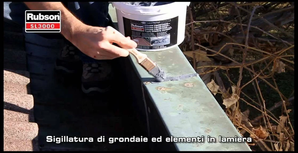 IMPERMEABILIZZANTE SILICONE LIQUIDO RUBSON SL 3000 KG 1 COLORE GRIGIO - Immagine 4 di 4