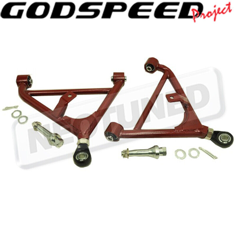 GODSPEED FITS 95-98 240SX S14 S15 REAR LOWER CONTROL ARM ADJUSTABLE SUSPENSION