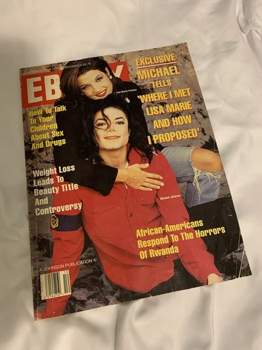 1994 EBONY Magazine ~ October 1994 ♫ Michael Jackson ~ Lisa Marie Presley ♫ - Picture 3 of 9