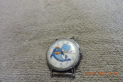 Vintage 1973 Star Kist Tuna Sorry Charlie Armbanduhr mit Datum läuft