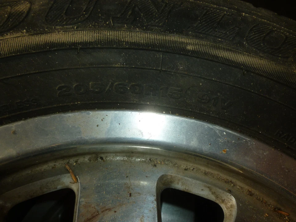 2 Audi Komplett Rad Alu Felge 6J X 15 H2 ET45 Reifen Dunlop Sport 205/60R15 91V - Bild 2 von 4