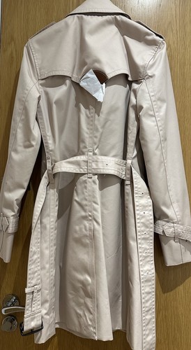 Coach Women Trench Coat BNWT Size XXS Light Pink - Picture 3 of 8